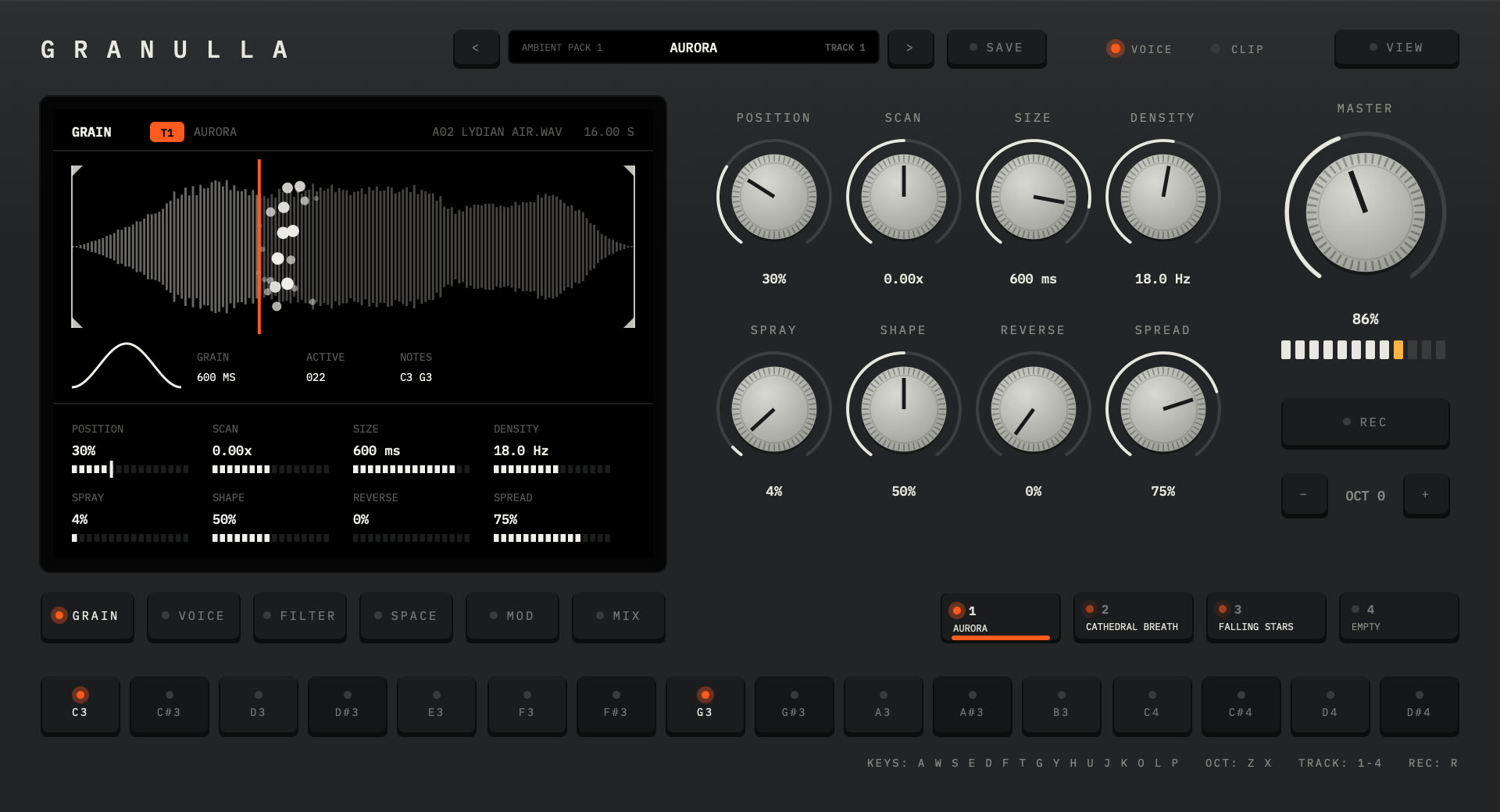 Graphite mono theme